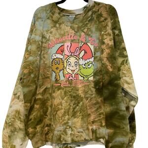 Custom Tie Dye Crewneck Sweatshirt w/Graphic